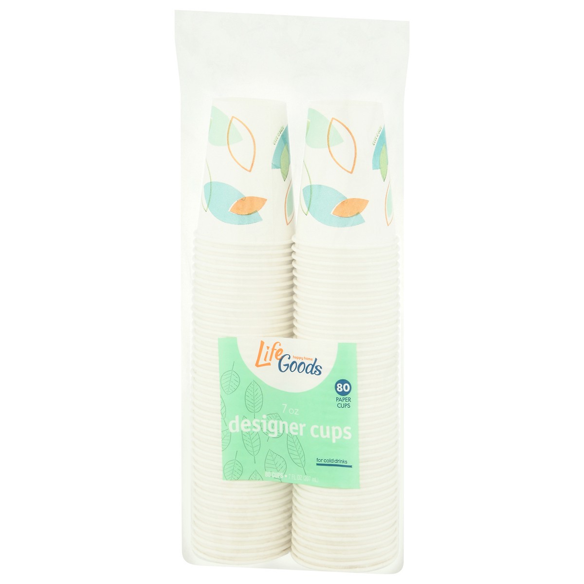 slide 8 of 12, Life Goods 7 Ounce Designer Cups 80 ea - 80 ct, 80 ct