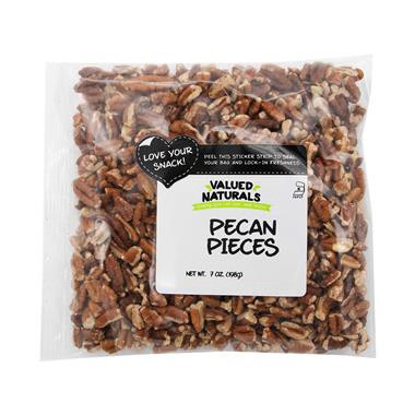 slide 1 of 1, Valued Naturals Pecan Pieces, 7 oz