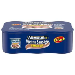 Armour 6 Pack Smoked Vienna Sausages Can 6 ea