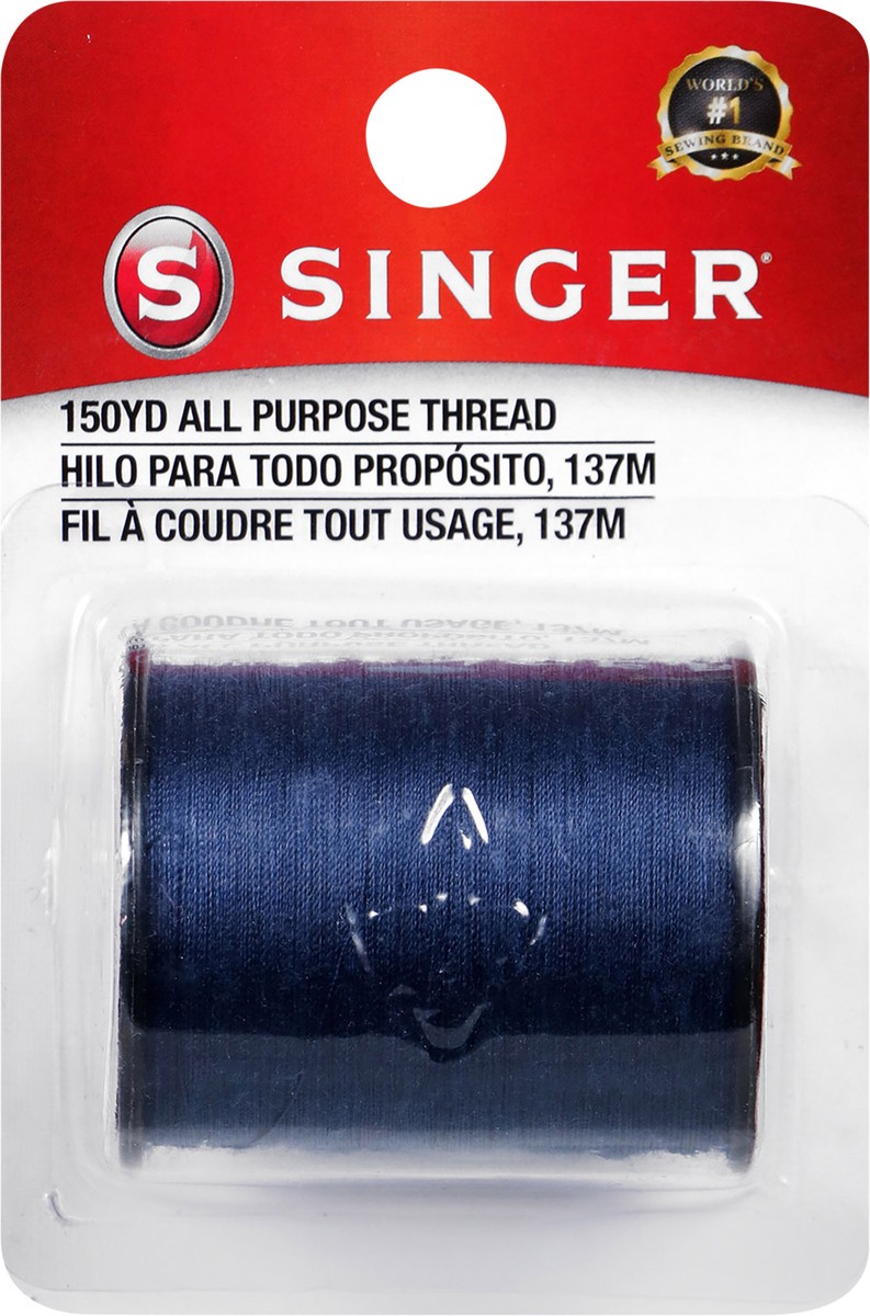 slide 2 of 2, Singer Navy Thread, 1 ct