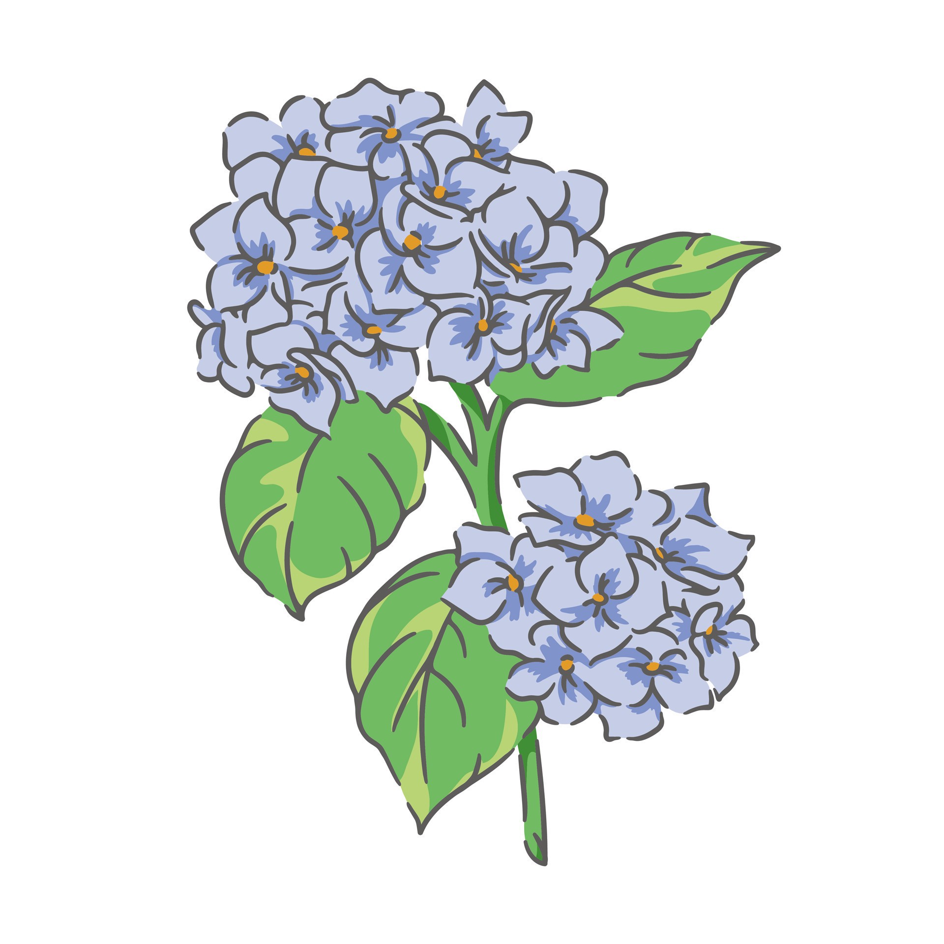 slide 2 of 3, Hydrangeas Layering Stencils By Recollections, 6 in x 8 in