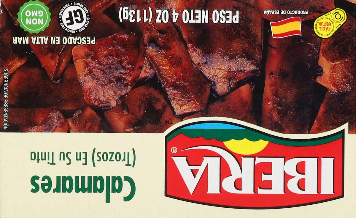 slide 6 of 13, Iberia Squid (Pieces) in Ink Sauce 4 oz, 4 oz