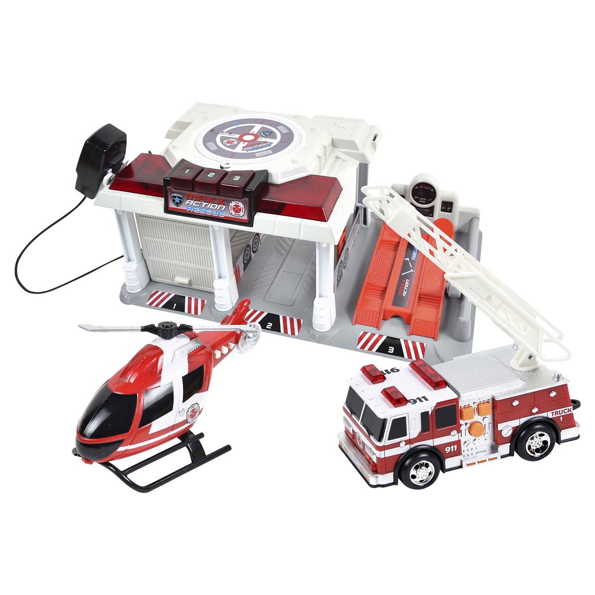 slide 1 of 17, Sunny Days Maxx Action Mini Vehicle Rescue Playset, 1 ct