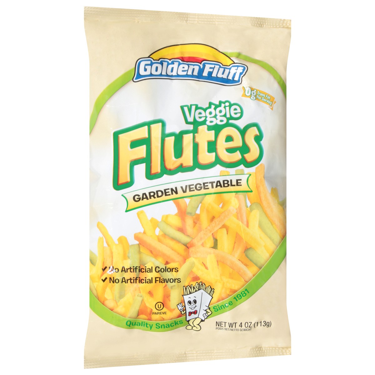 slide 13 of 13, Golden Fluff Veggie Flutes 4 oz, 4 oz