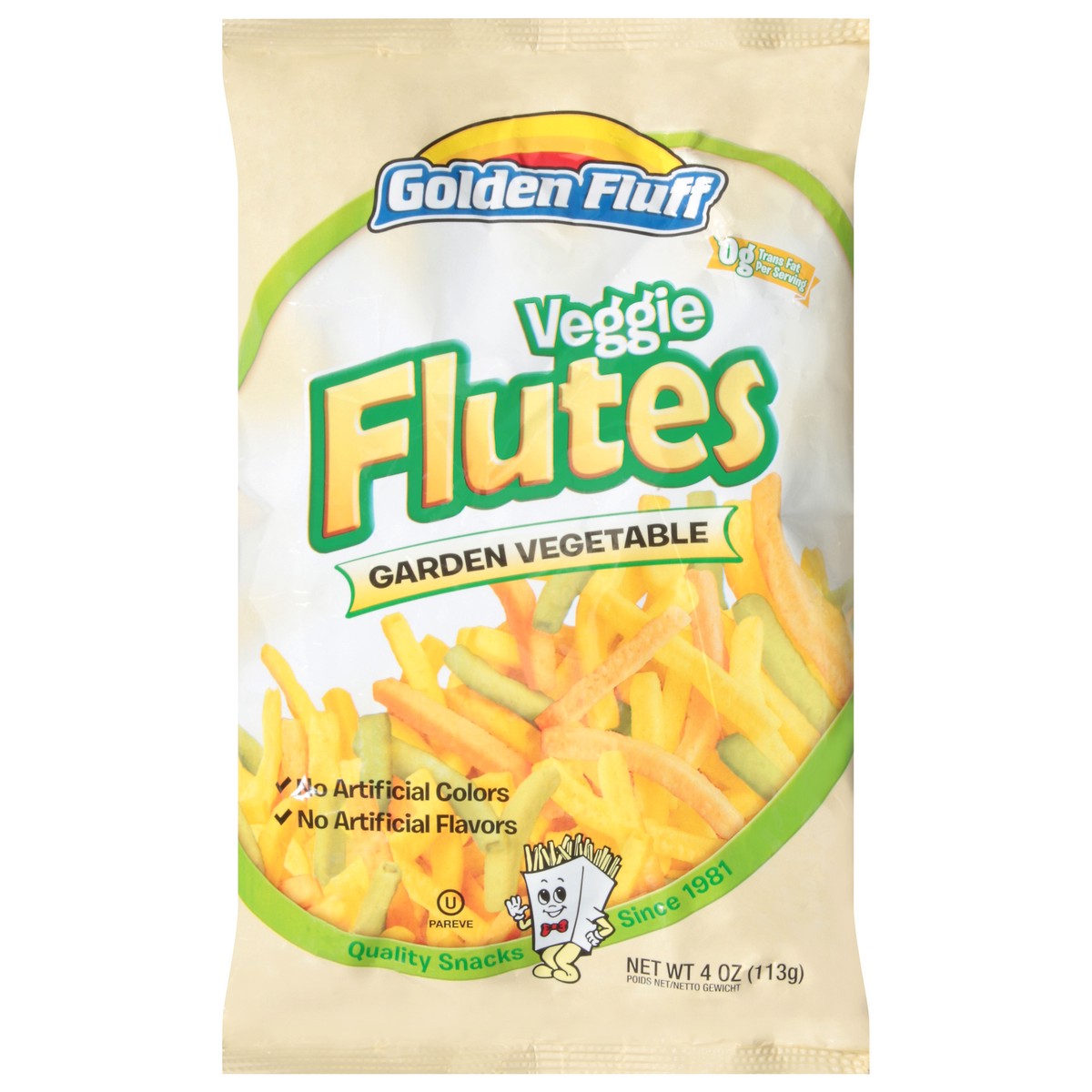 slide 9 of 13, Golden Fluff Veggie Flutes 4 oz, 4 oz