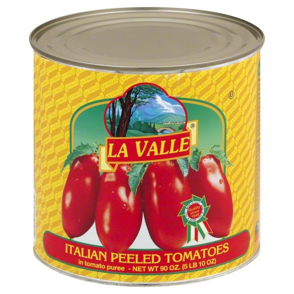 slide 1 of 1, La Valle Tomatoes 90 oz, 90 oz