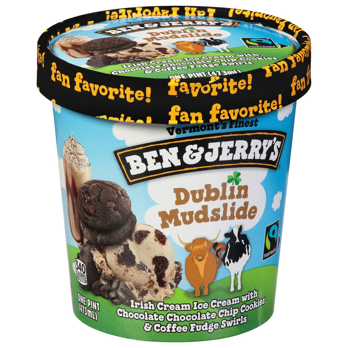 slide 10 of 14, Ben & Jerry's Dublin Mudslide Ice Cream 1 pt, 1 pint