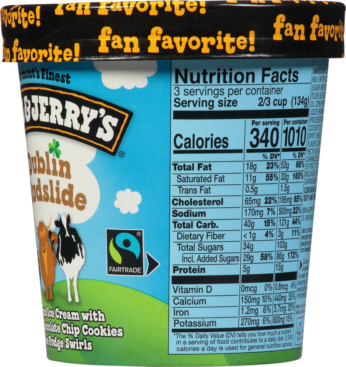 slide 9 of 14, Ben & Jerry's Dublin Mudslide Ice Cream 1 pt, 1 pint