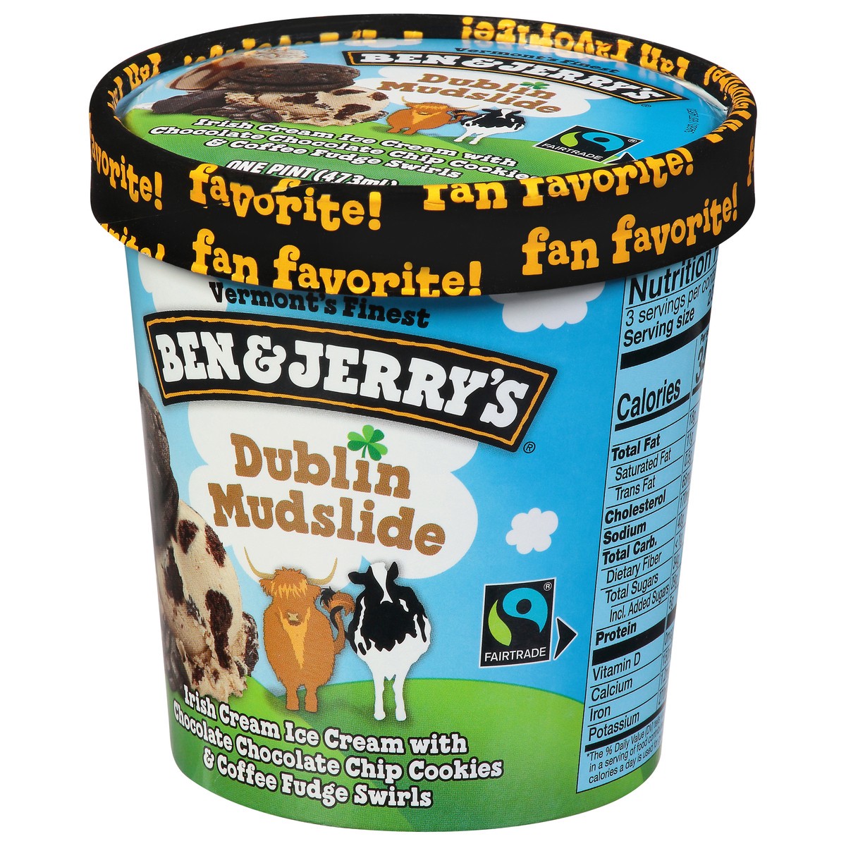 slide 13 of 14, Ben & Jerry's Dublin Mudslide Ice Cream 1 pt, 1 pint