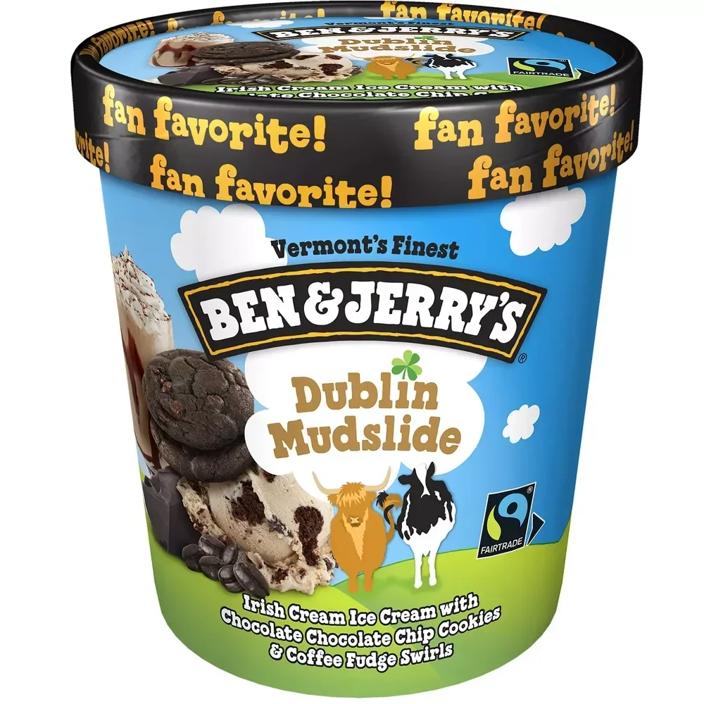 slide 1 of 14, Ben & Jerry's Dublin Mudslide Ice Cream 1 pt, 1 pint