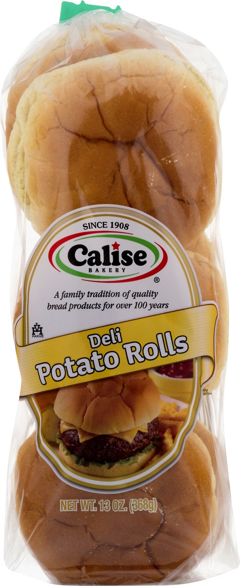 slide 6 of 10, Calise Bakery Deli Potato Rolls 13 oz, 13 oz