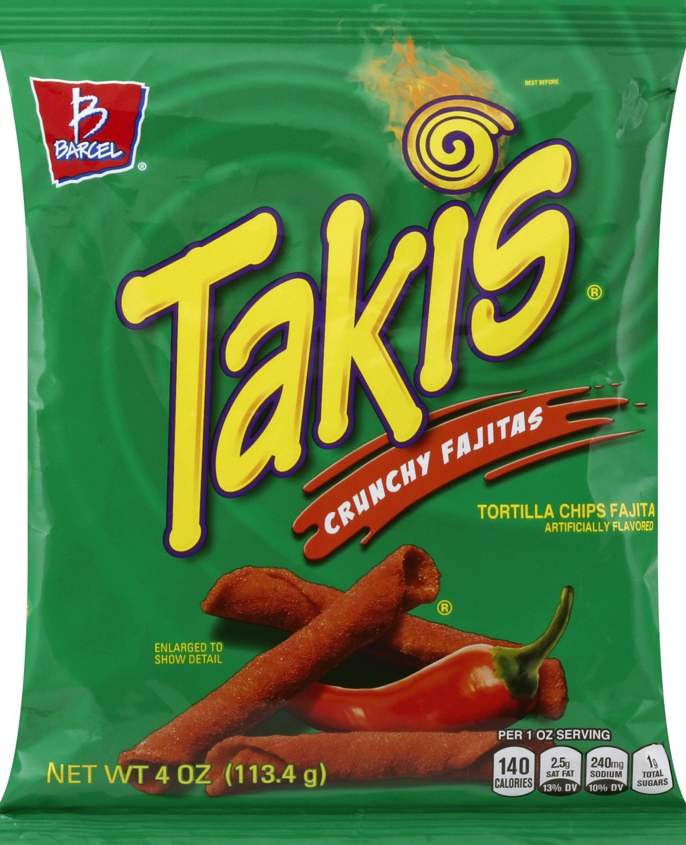 slide 1 of 7, Takis Tortilla Chips 4 oz, 4 oz