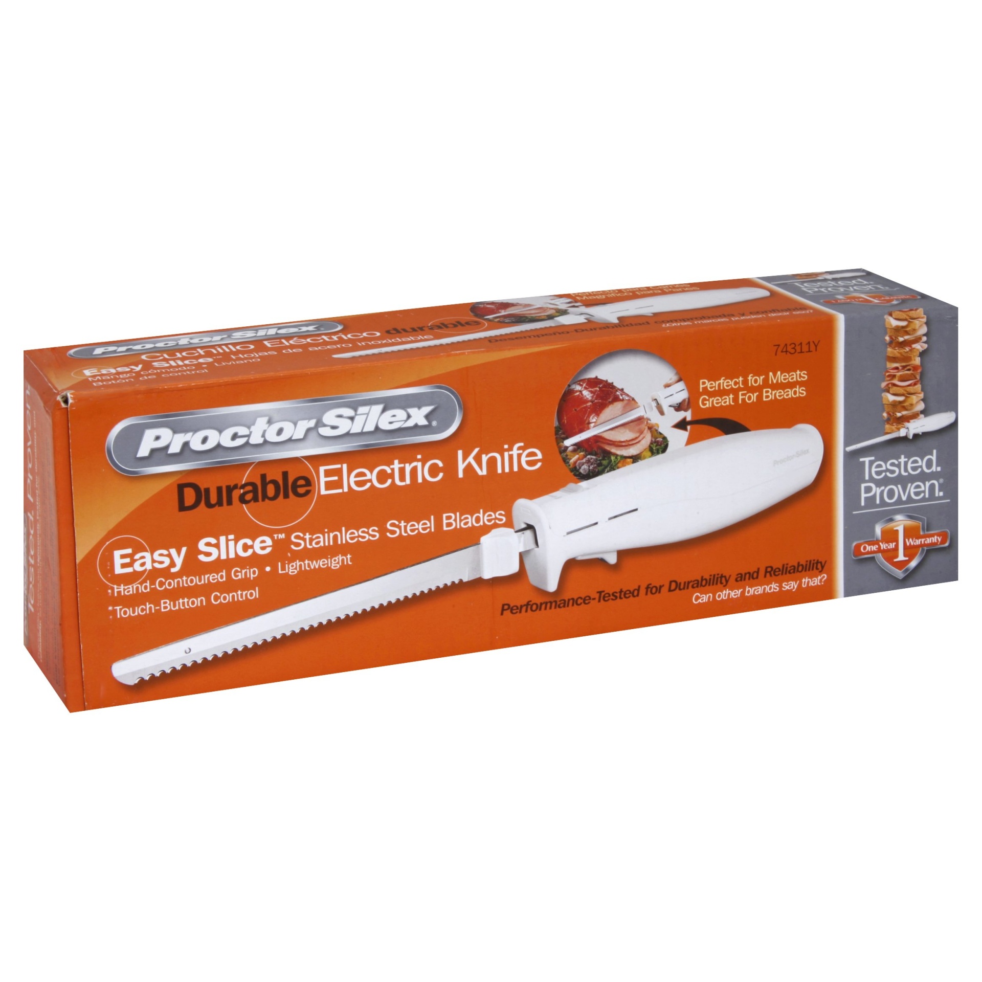 slide 1 of 5, Proctor Silex Electric Knife 1 ea, 1 ea