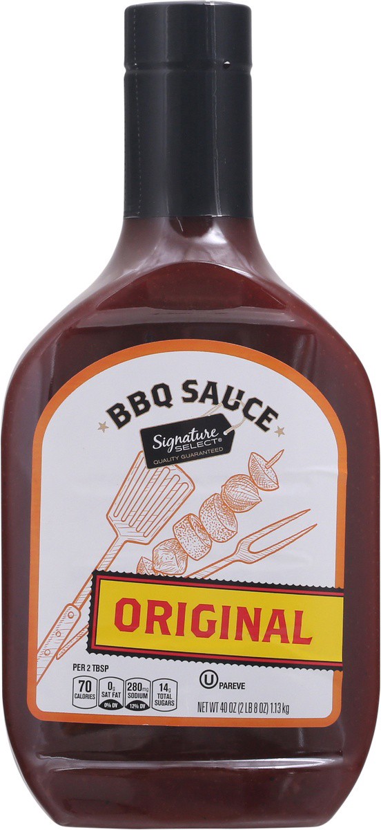 slide 6 of 9, Signature Select Original BBQ Sauce 40 oz, 40 oz