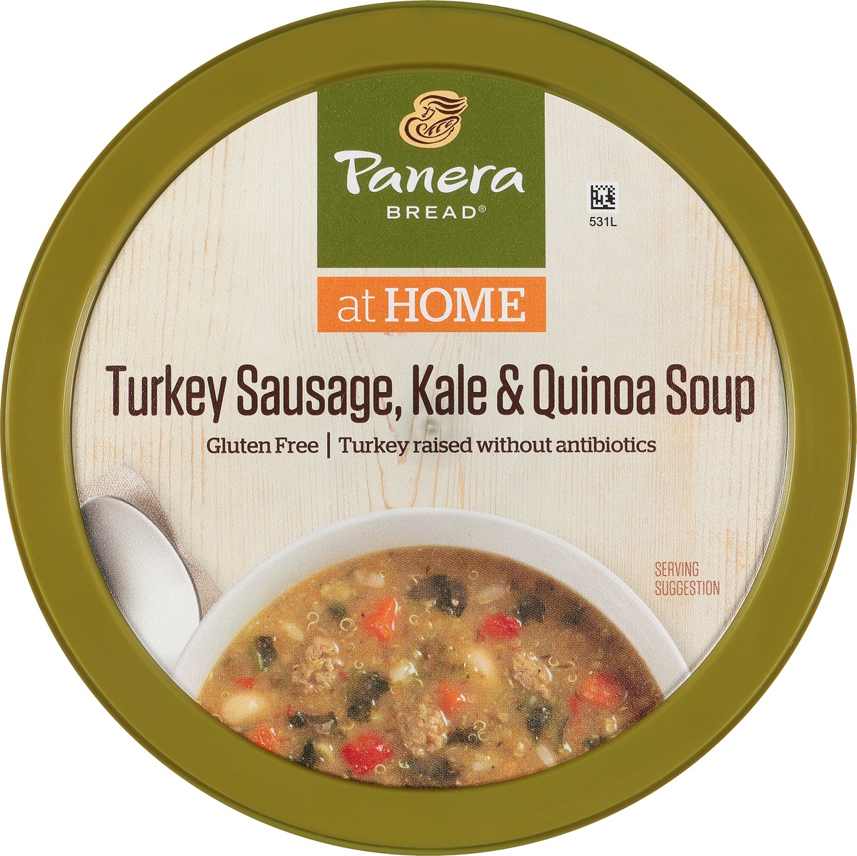 slide 6 of 10, Panera Bread At Home Turkey Sausage, Kale & Quinoa Soup, 16 oz