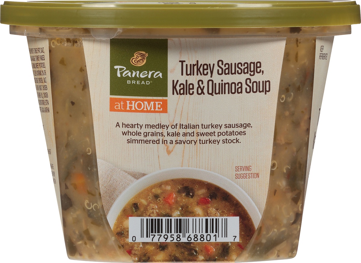 slide 7 of 10, Panera Bread At Home Turkey Sausage, Kale & Quinoa Soup, 16 oz