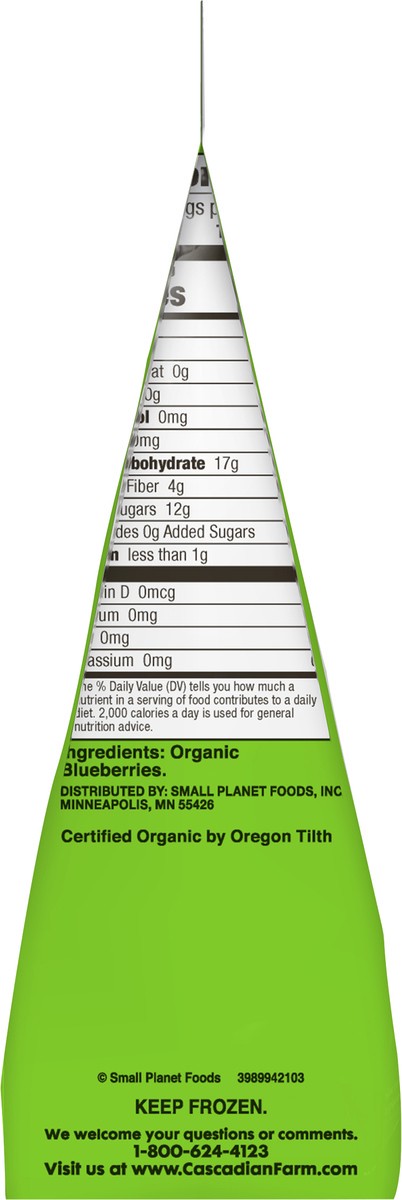 slide 3 of 13, Cascadian Farm Organic Blueberries, Frozen Fruit, 28 oz., 28 oz