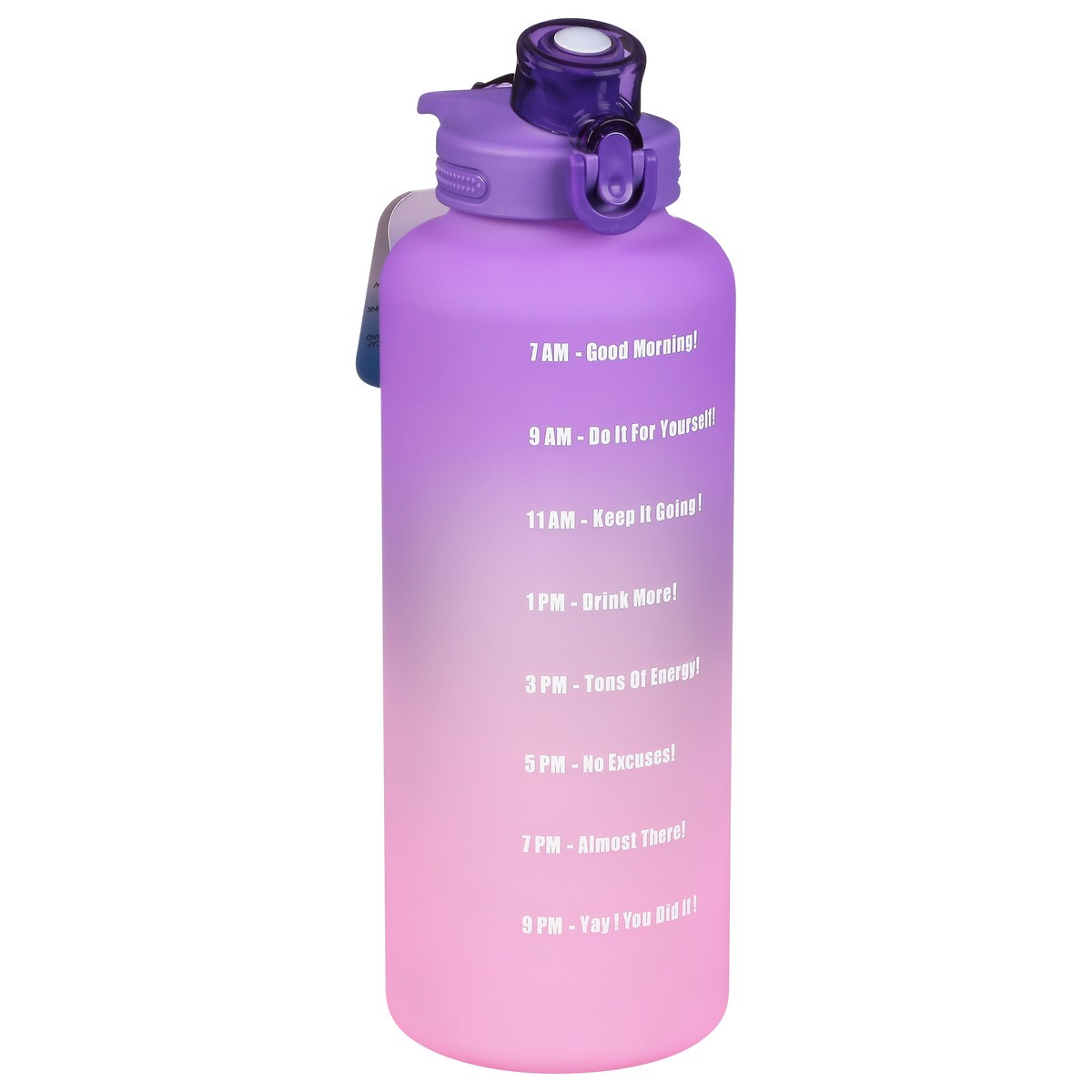 slide 3 of 9, Primula 64 Ounce Pink Ombre Motivational Water Bottle 1 ea, 1 ea