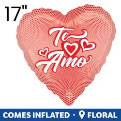 Te Amo Helium Filled Balloon