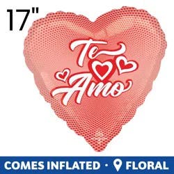 Te Amo Helium Filled Balloon