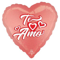 Te Amo Helium Filled Balloon
