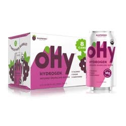 Ohy Raspberry Lemon Sparkling Water 8 Pack
