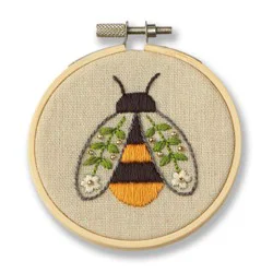 Loops & Threads Bumble Bee Embroidery Kit