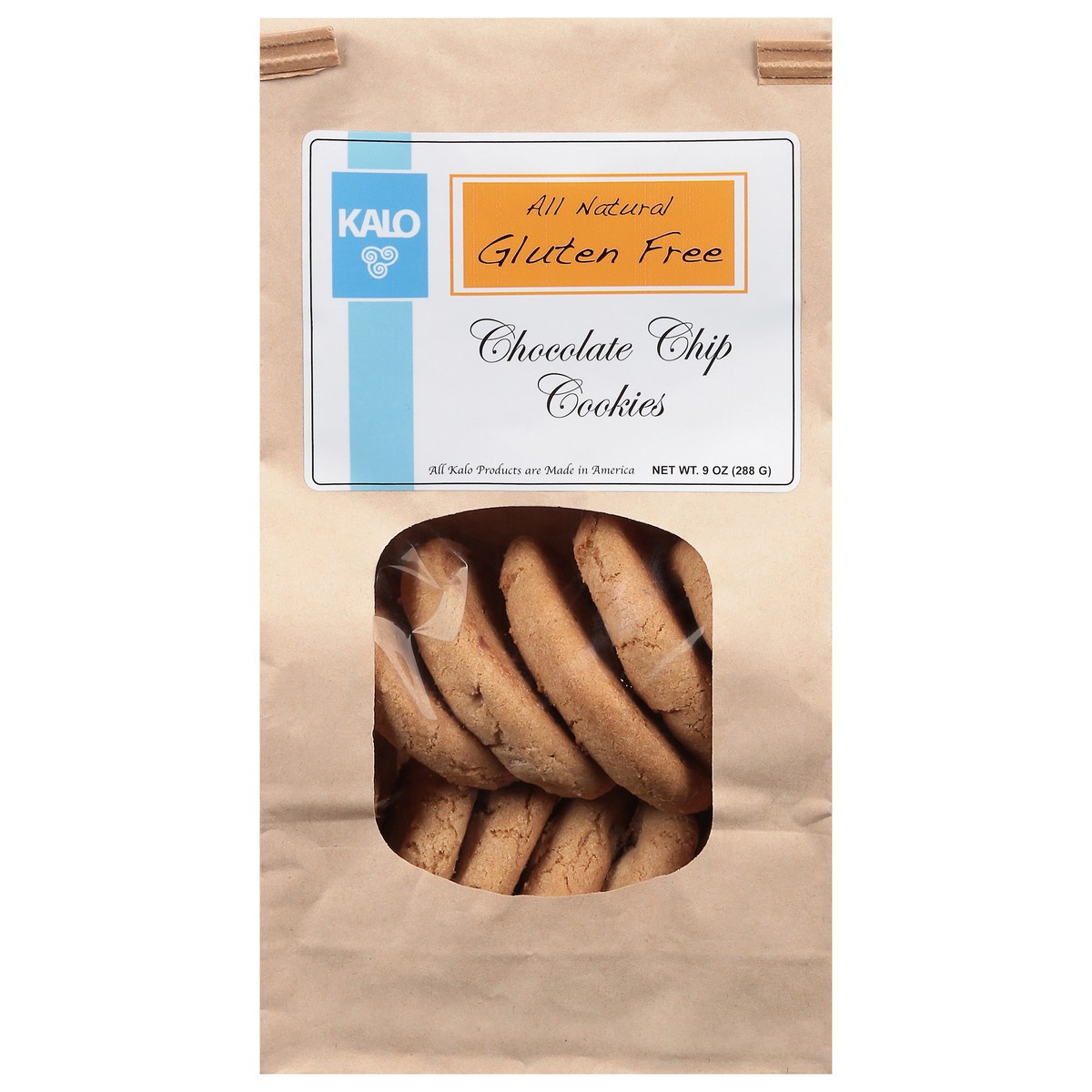 slide 1 of 12, Kalo Gluten Free Chocolate Chip Cookies 9 oz, 1 ct