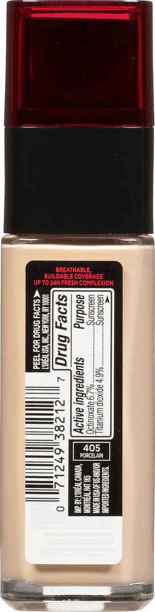 slide 11 of 12, L'Oréal L'Oreal Paris Infallible Porcelain Up To 24 Hour Lightweight Fresh Wear Foundation - 1 Oz, 1 fl oz