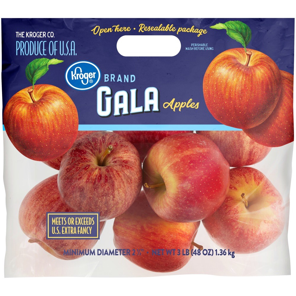 slide 1 of 2, Gala Apples Bag, 3 lb