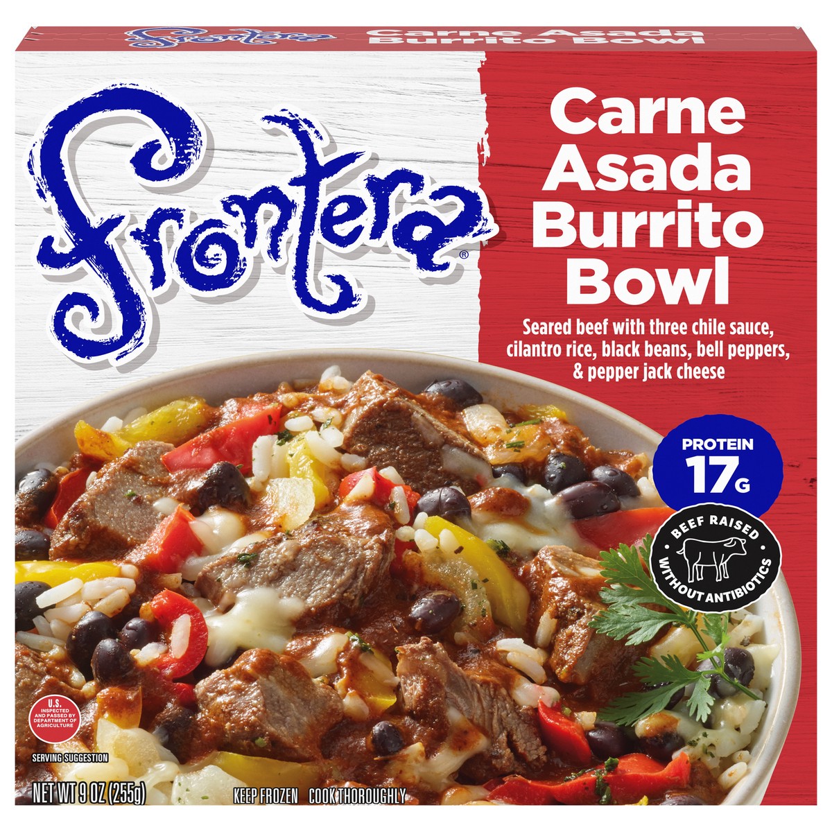 slide 1 of 9, Frontera Barbacoa Taco Bowl, 11.5 oz