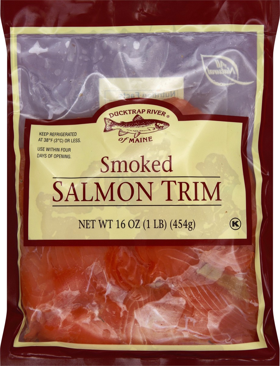 slide 1 of 5, Ducktrap River of Maine Cold Smoked Trim Atlantic Salmon 16 oz, 16 oz