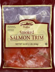 Ducktrap River of Maine Cold Smoked Trim Atlantic Salmon 16 oz