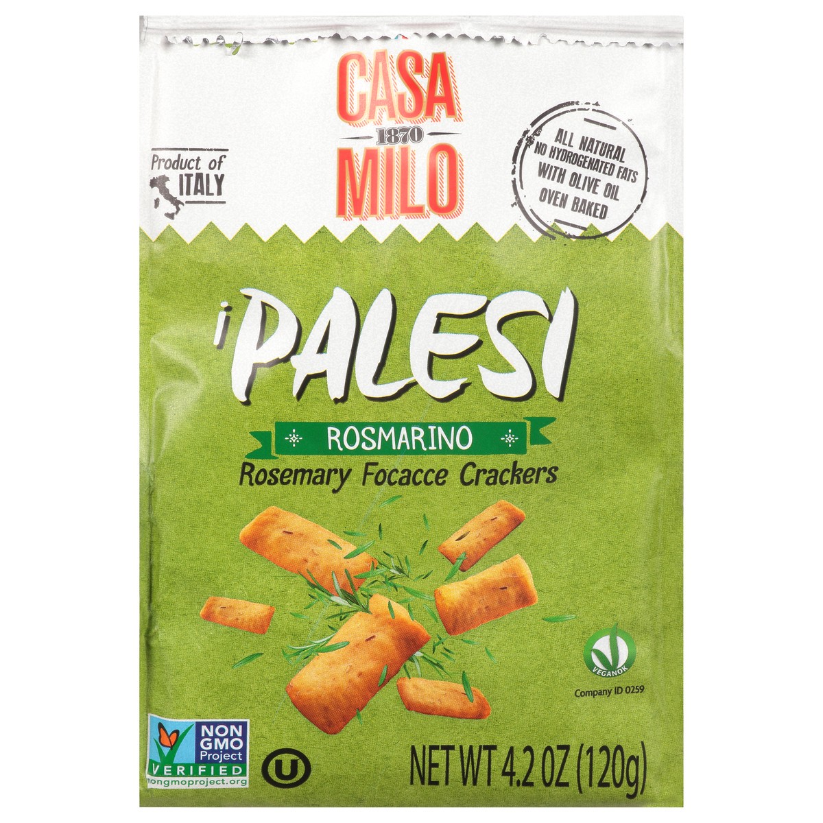 slide 1 of 11, Casa Milo Crackers, 120 ct