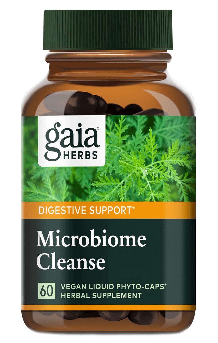 slide 1 of 5, Gaia Herbs Microbiome Cleanse, 60 ct
