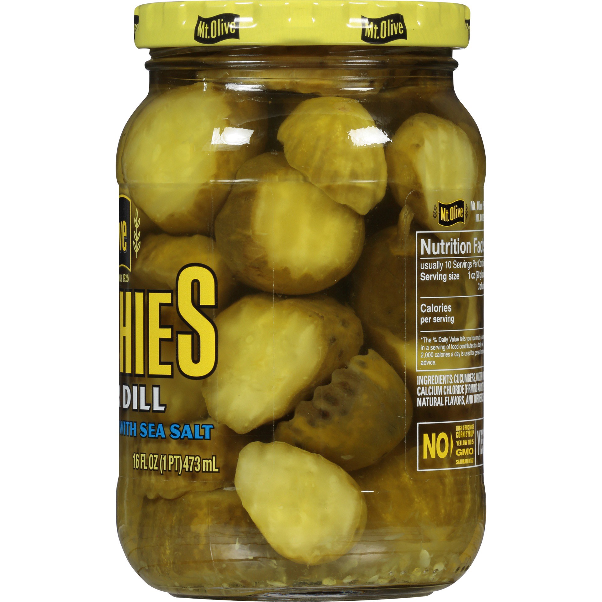 slide 5 of 6, Mt. Olive Munchies Kosher Dill Pickles 16 fl oz Jar, 16 fl oz