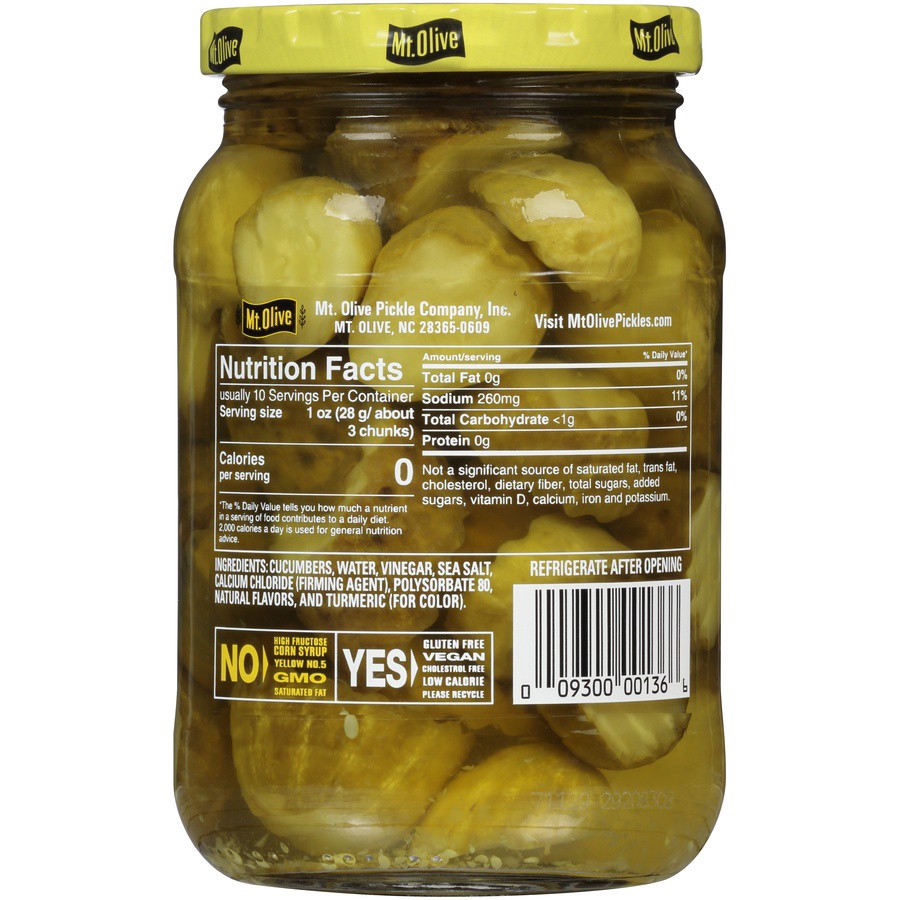 slide 4 of 6, Mt. Olive Munchies Kosher Dill Pickles 16 fl oz Jar, 16 fl oz