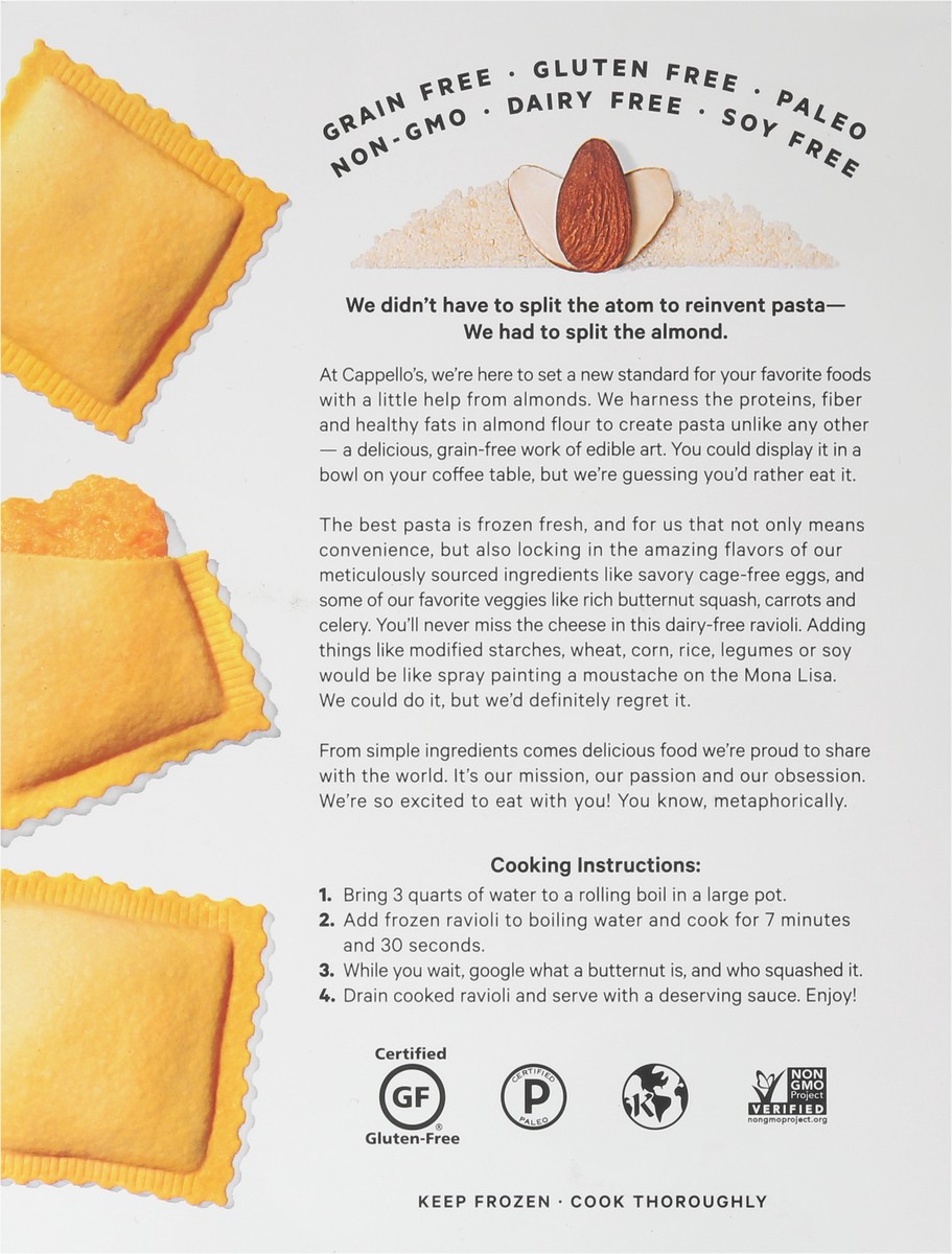 slide 5 of 9, Cappello's Butternut Squash Ravioli, 9.9 oz