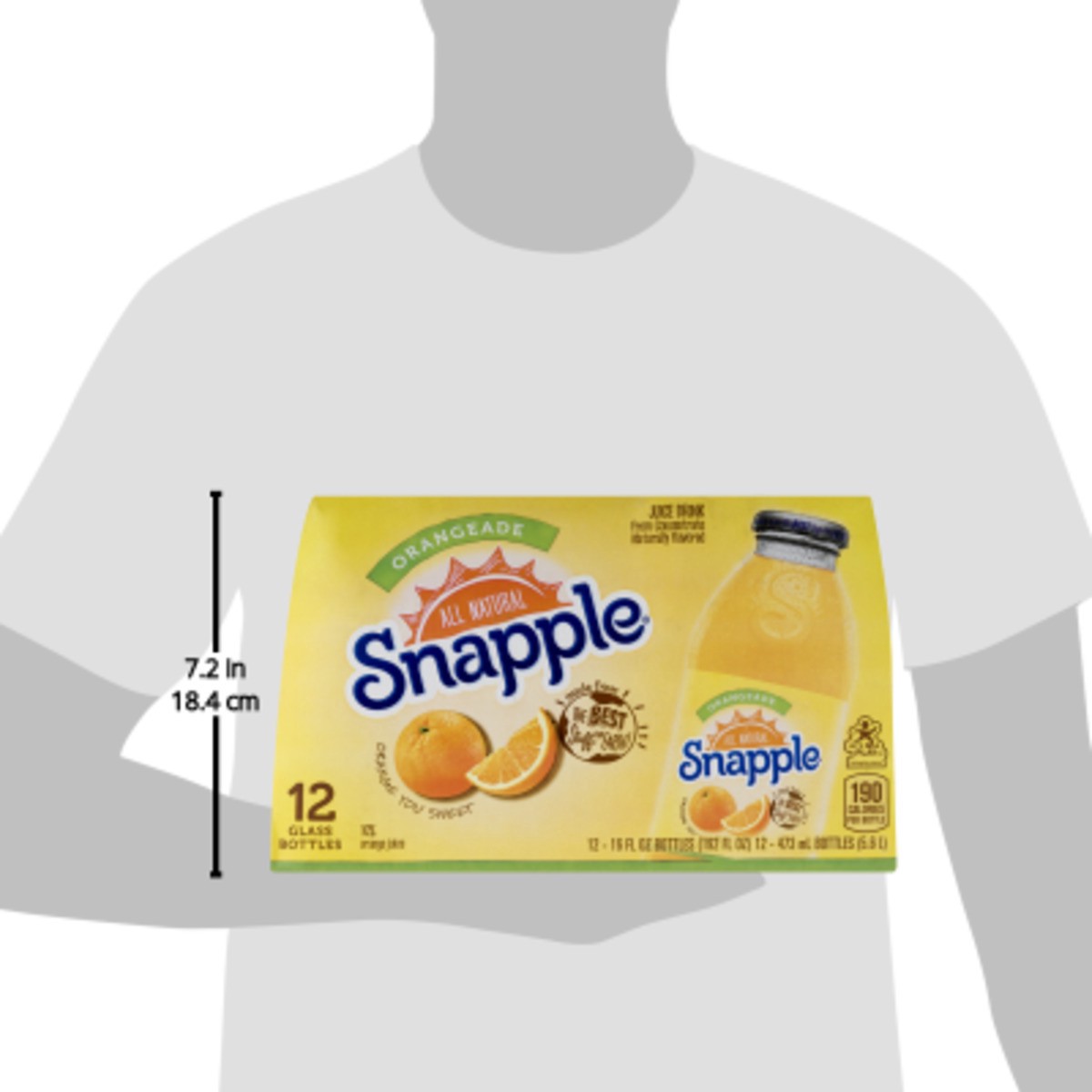 slide 5 of 9, Snapple Orangeade - 12 ct; 192 fl oz, 12 ct; 192 fl oz