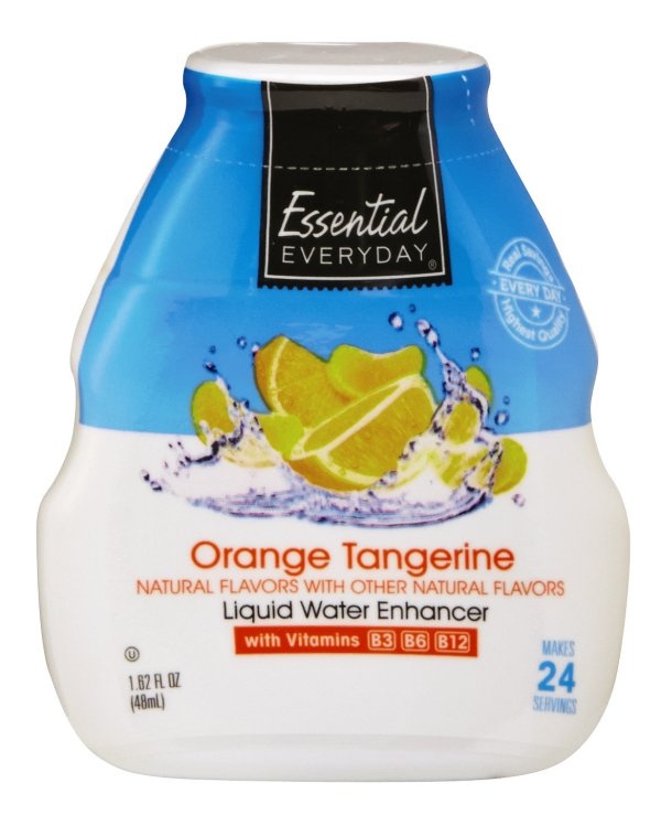 slide 1 of 1, Essential Everyday Orange Tangerin Liquid Water Enhancer, 1.6 fl oz