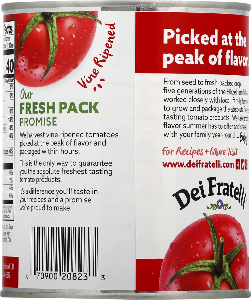 slide 5 of 9, Dei Fratelli Seasoned Diced Tomatoes, 28 oz