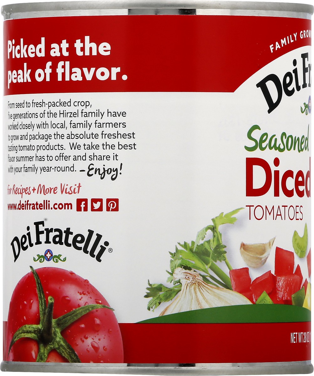 slide 7 of 9, Dei Fratelli Seasoned Diced Tomatoes, 28 oz