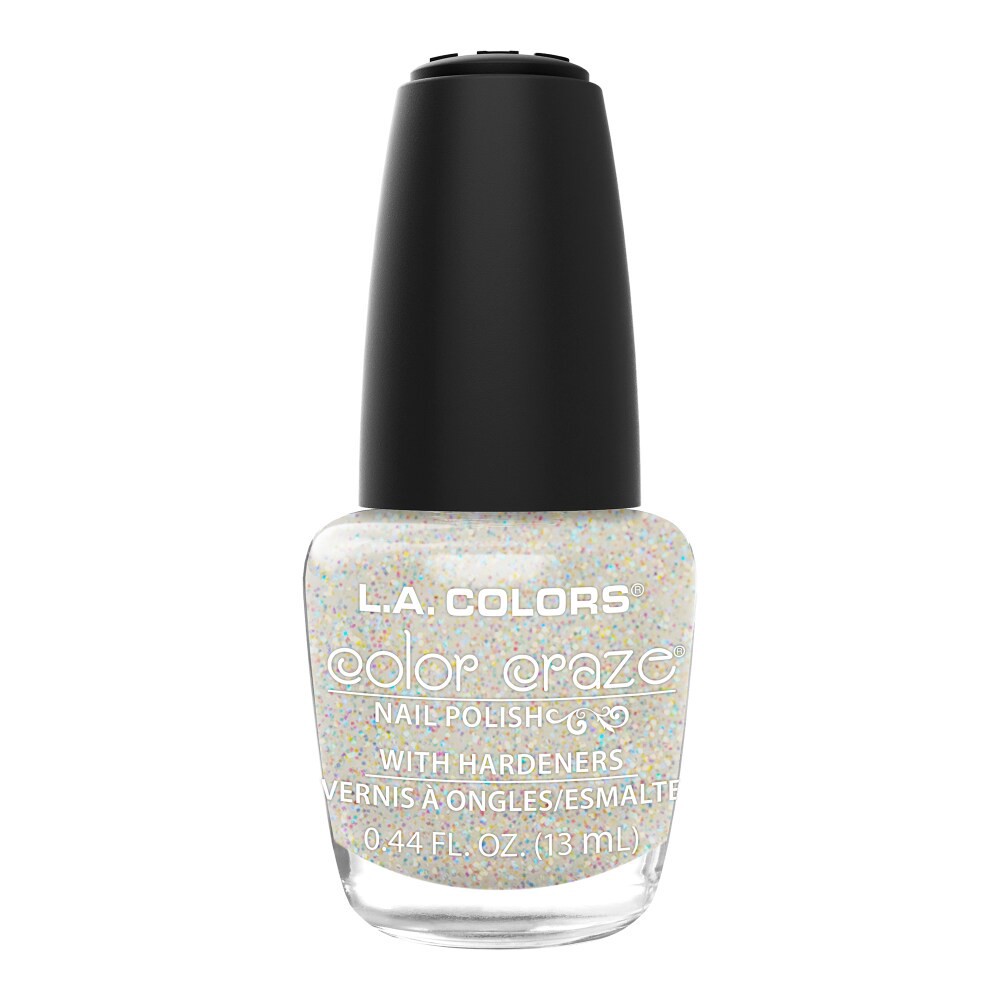 slide 1 of 1, L.A. Colors Color Craze Nail Polish In Sassy Sparkle., 0.44 fl oz