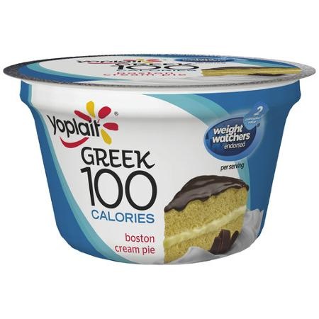 slide 1 of 1, Yoplait Greek 100 Yogurt Boston Cream Pie, 5.3 oz