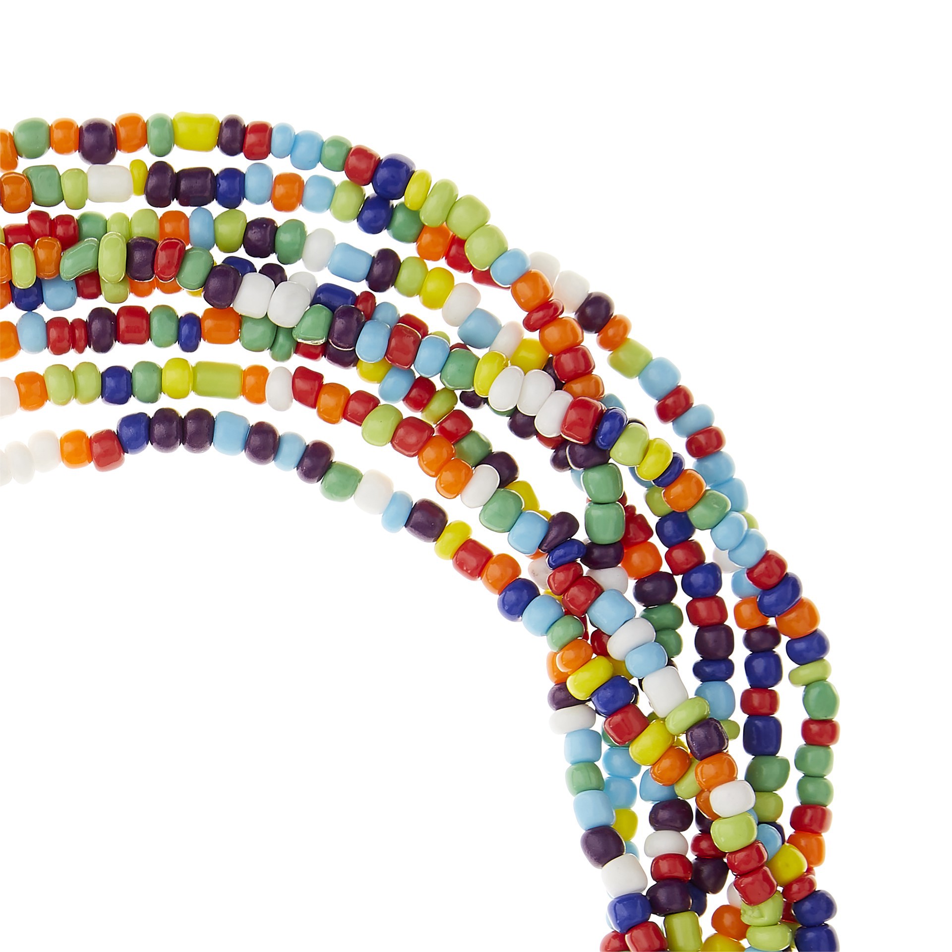 slide 3 of 3, Multicolored Glass Seed Rondel Beads, 6/0 By Bead Landing, 6/0