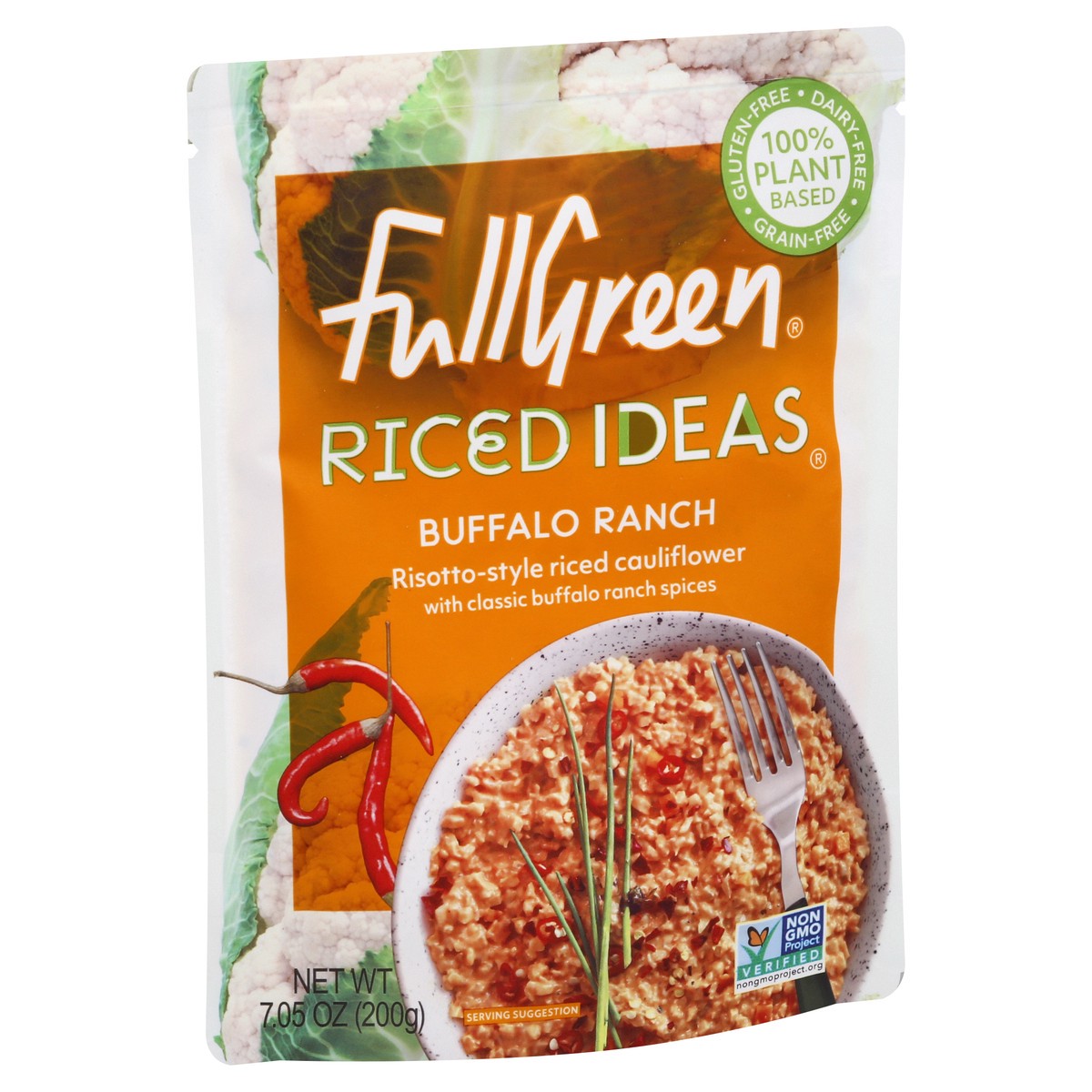 slide 2 of 9, Fullgreen Buffalo Ranch Riced Ideas 7.05 oz, 7.05 oz