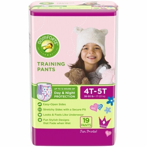 slide 1 of 1, Comforts Training Pants 19 ea, 19 ct