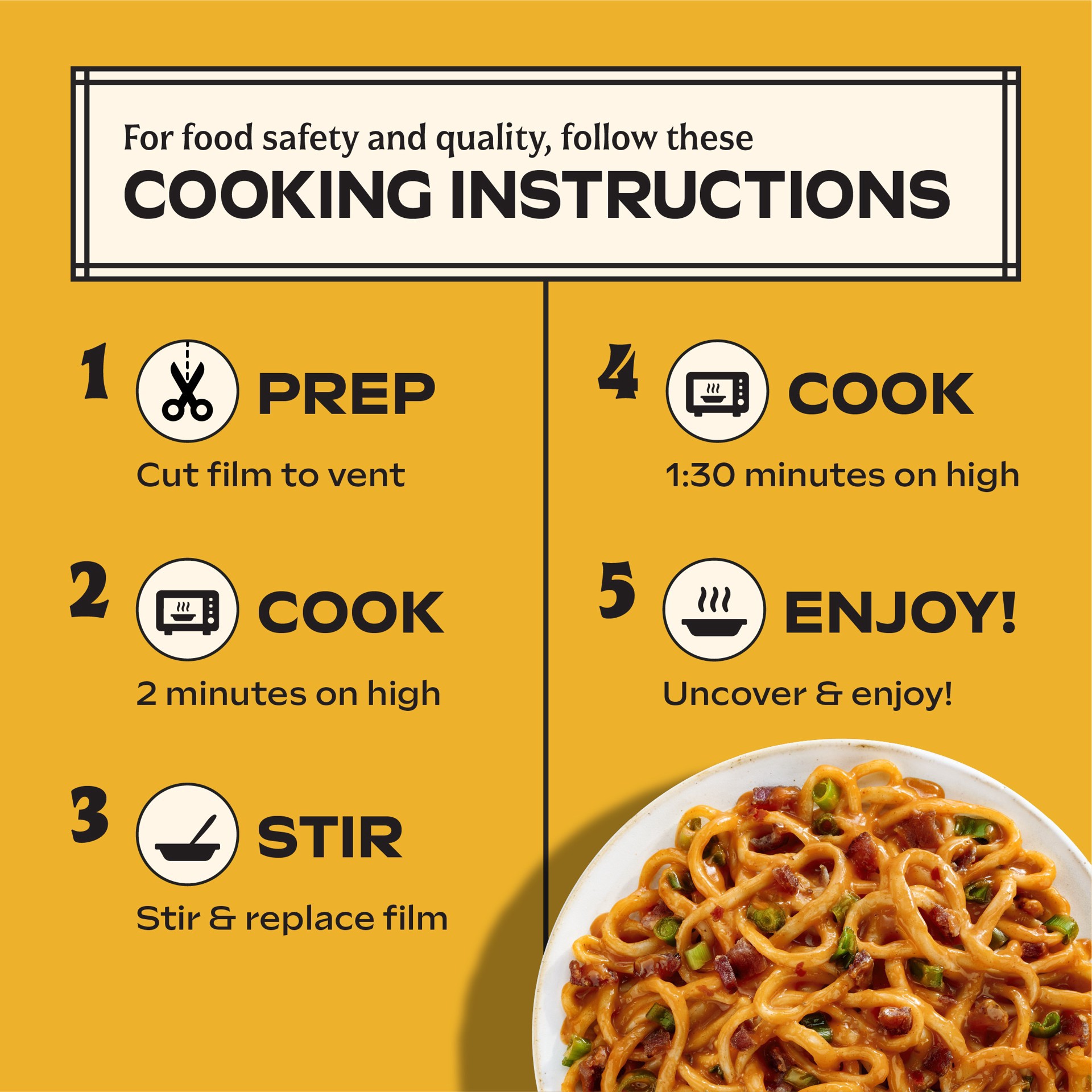 slide 5 of 6, Mings Spicy Gochujang Noodles, Frozen Wheat Noodles, Asian Food, Gochujang Sauce, 10 oz