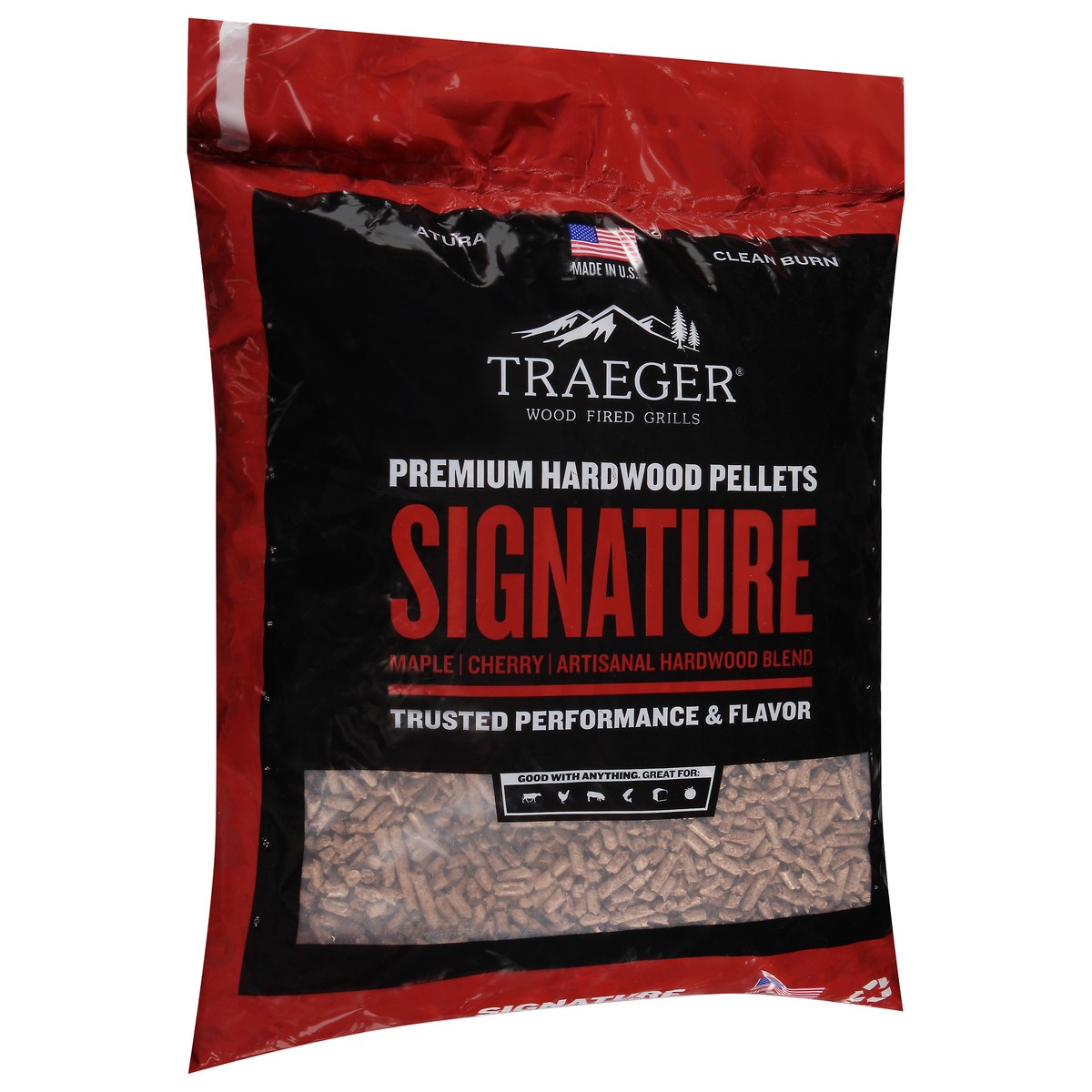 slide 2 of 9, Traeger Premium Signature Blend Hardwood Pellets 20 lb, 20 lb