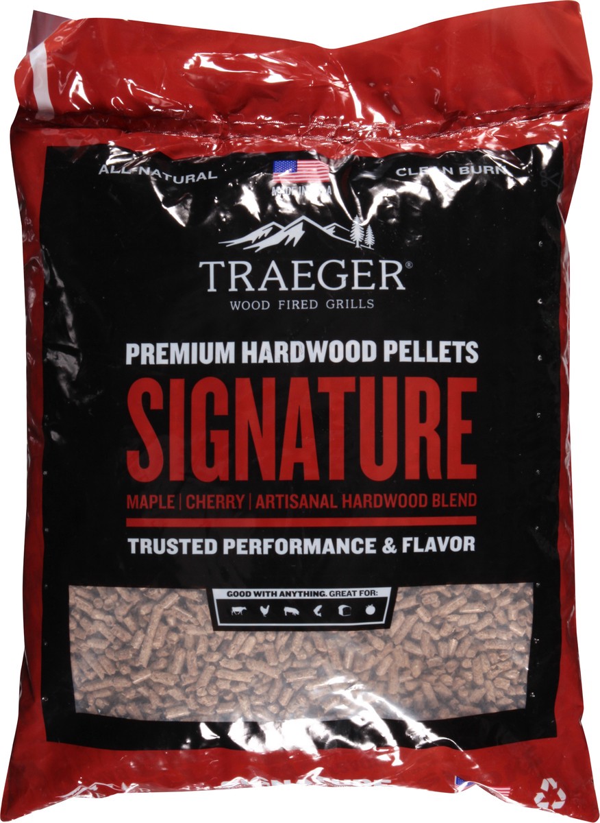 slide 7 of 9, Traeger Premium Signature Blend Hardwood Pellets 20 lb, 20 lb